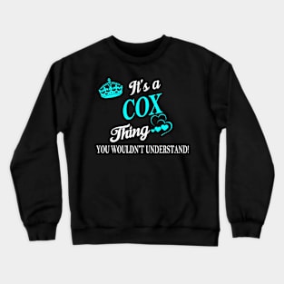 COX Crewneck Sweatshirt